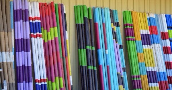 Use brightly coloured duct tape to make your jumps really stand out - its a lot cheaper too!