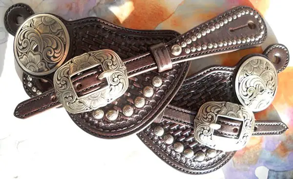 Decorative Western spur straps