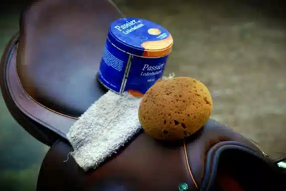 Shoe polish can work wonders on your horse's leather saddle