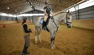 Most people don't consider becoming an instructor when looking for a job working with horses
