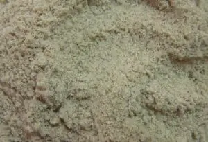 Rice bran is sometimes including in pre-mixed horse feed