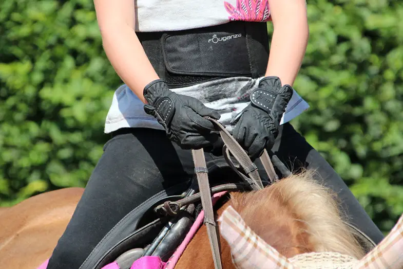 Wearing gloves when horse riding will all you to have a better grip and control