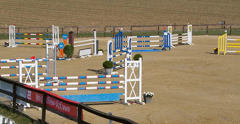 It's important to walk a jumping course